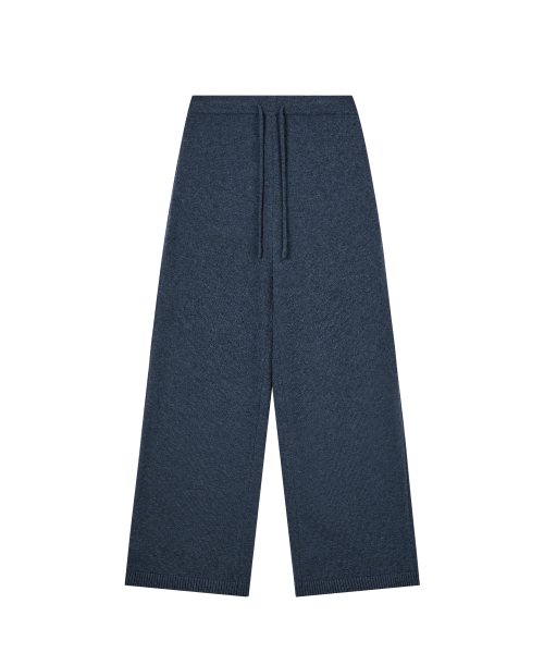KNIT POCKET брюки - синий
