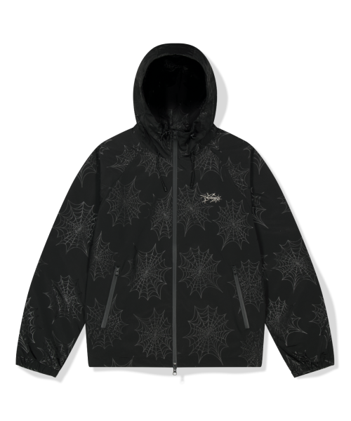 COBWEB WINDBREAKER (BLACK)