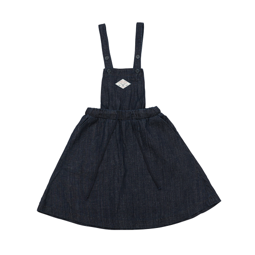 Denim bretelles платье