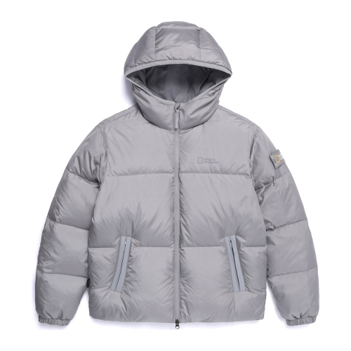 N254UDW971 Nana пуховая худи-куртка STONE GREY