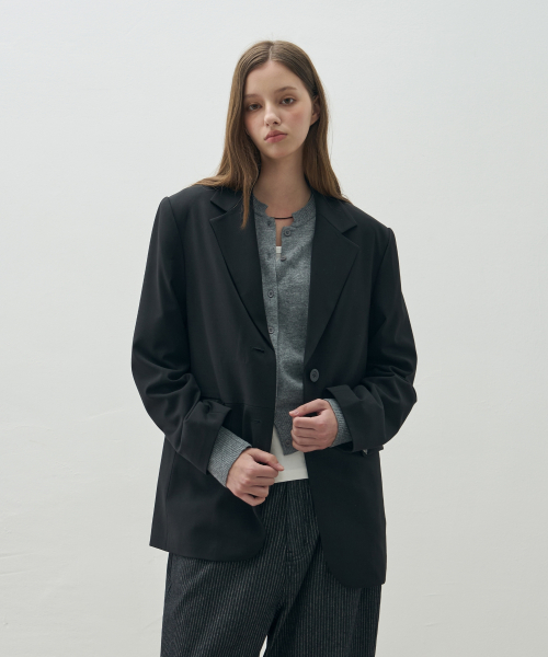 Базовый однобортный блейзер Urban [BLACK]