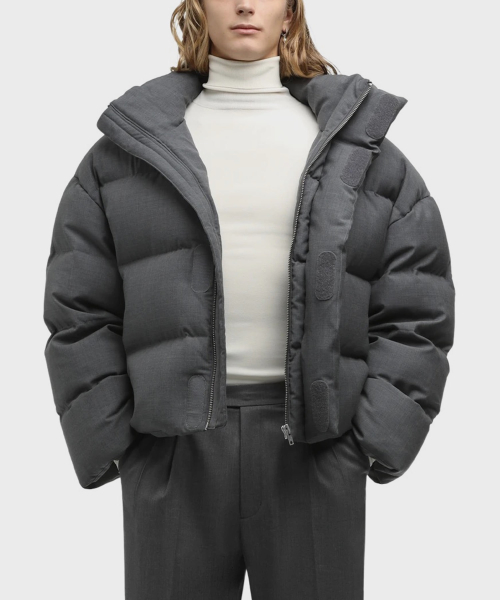 MML Puffer Suiting, Grey
