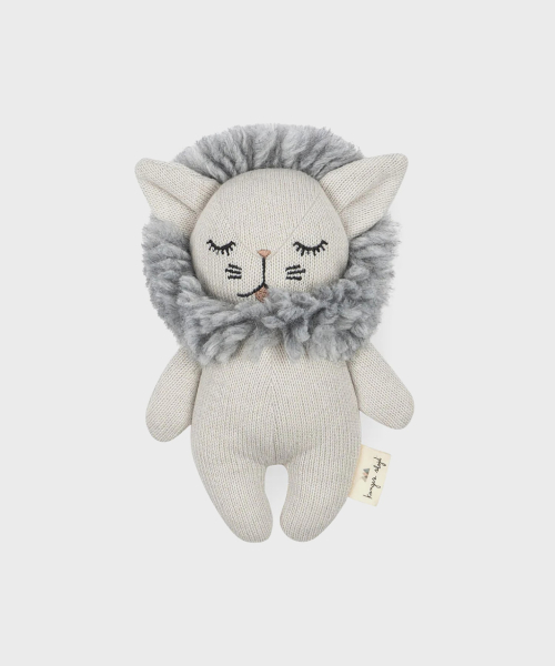 미니 사자 아기 애착인형 Grey