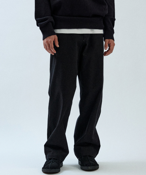 хлопок Chinol Washed брюки 6(Black)
