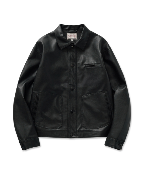 Welt Pocket искусственная кожа куртка 8(Black)