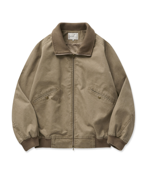 Washed хлопок Tanker куртка 13(Beige)