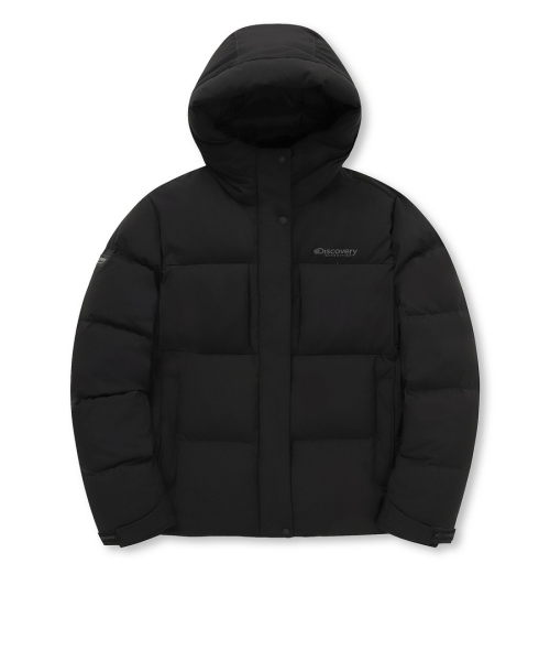 여성 레스터G 구스다운 숏패딩 (BLACK)
