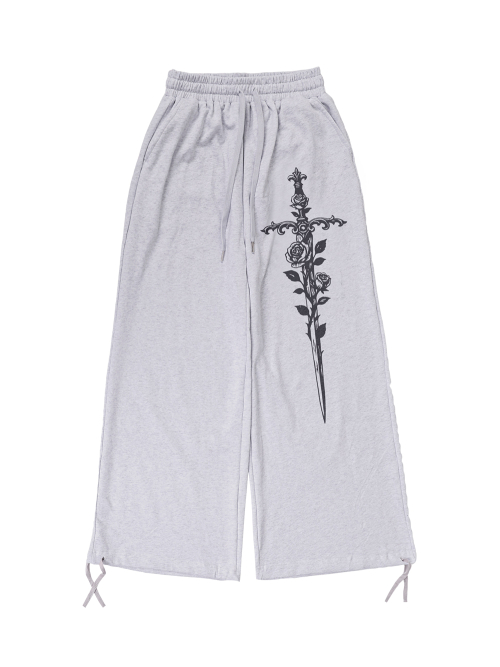 CORSET SWORD SWEATPANTS #LIGHT серый