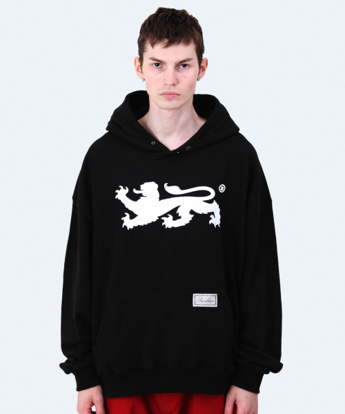 Винтажное худи с графикой (Black)