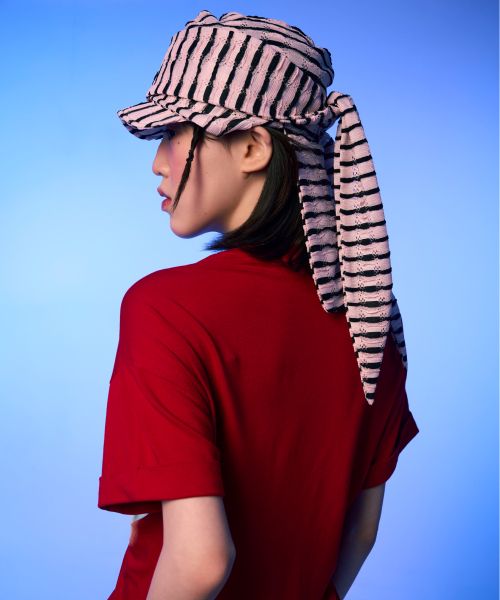 Durag Turban Layered cap (PINK)