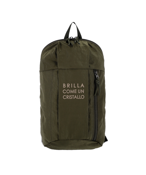 MARCE Woven Nylon Backpack (Khaki)