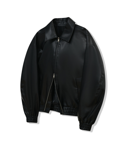 Кожаная куртка-блузон 87-STAN235 Standard Hunting Black