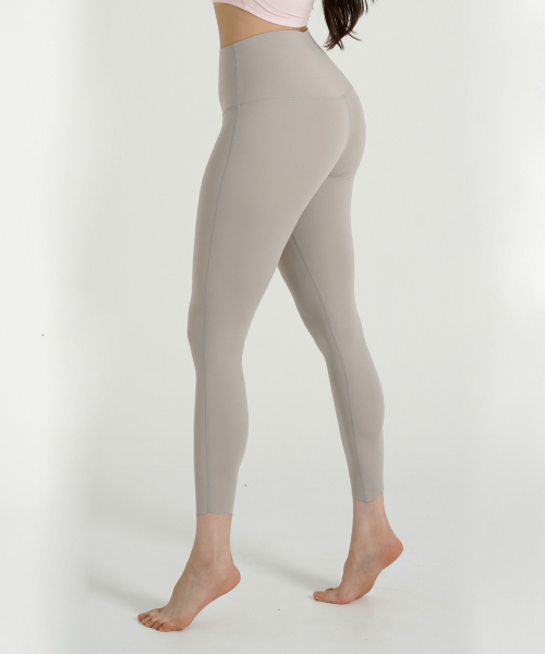 Легинсы PETRA с волнистым срезом (Sand Beige)