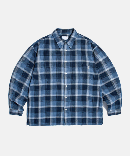 Multi Plaid 2Pocket рубашка темно-синий