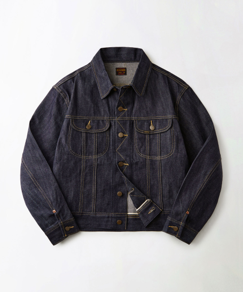 50S WESTERN RIDER SELVEDGE JACKET_INDIGO