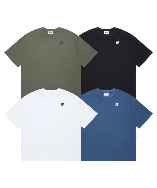 Базовая футболка оверсайз с коротким рукавом (4 colors)