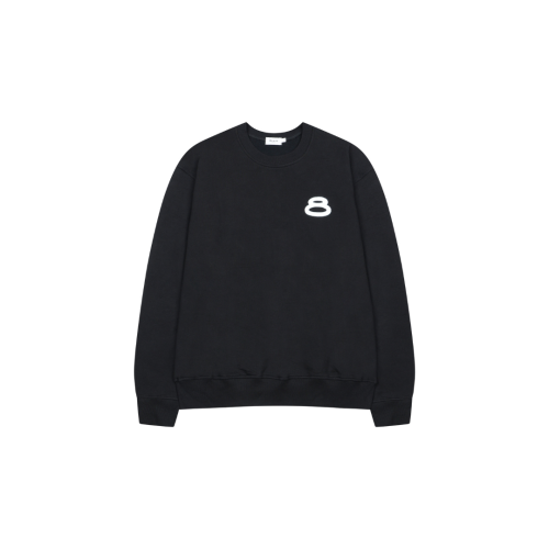 Свитшот с мягкими патчами (Black)