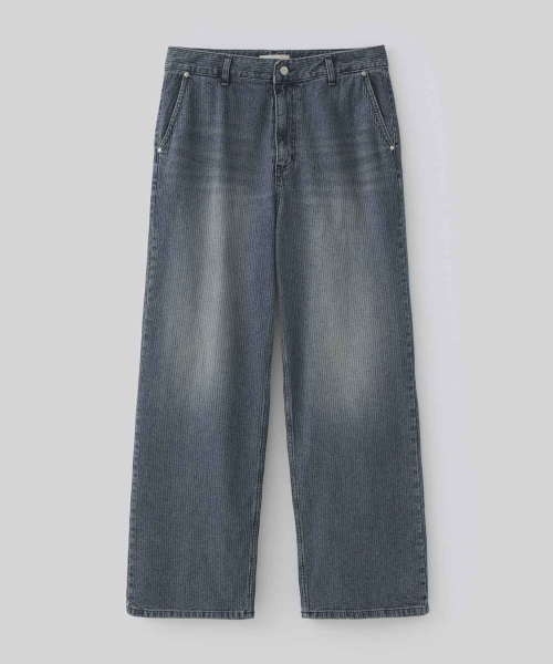 Джинсы в полоску Drizzle (Medium Blue)