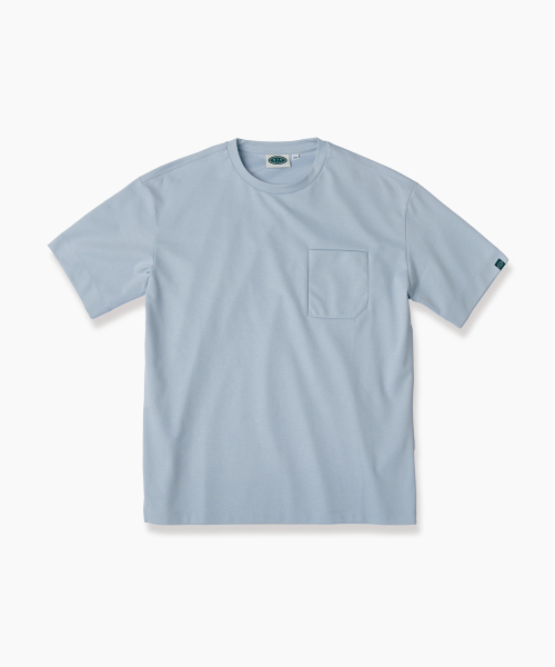 Футболка Cool Pima с карманом [Sky Blue]_ZF2TS111