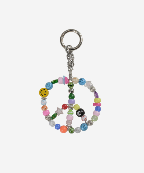 PEACEPIECE BEADS KEYRING MULTI