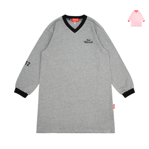 IB크루브이넥원피스_IB33OD636