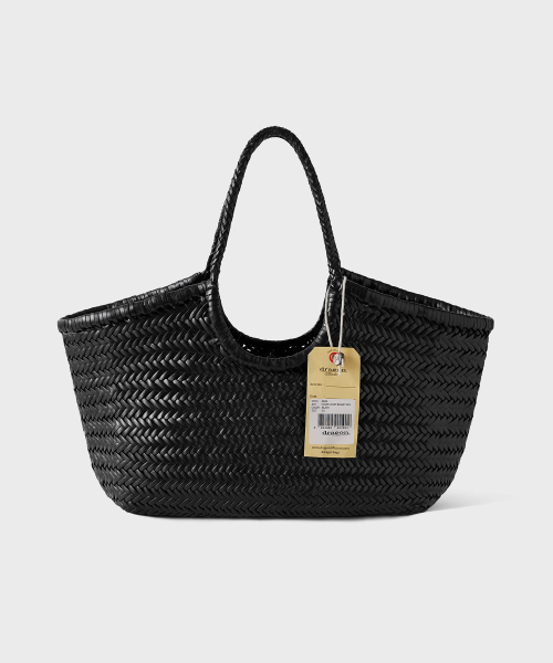 アパルトモン【DRAGON】Nautueket Basket BIG ブラック DRAGON/ドラゴン】NANTUCKET バスケット（BIG）（かごバッグ