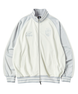 TRAVEL トラベル コmbination Raglan Jersey Track Jacket アイボリー 画像 3