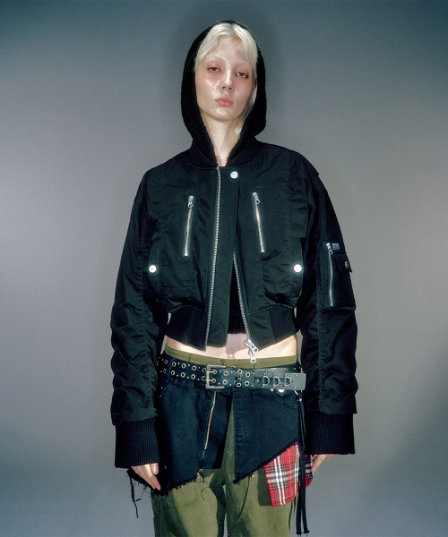 MELLY PADDED BOMBER (2COLOR)