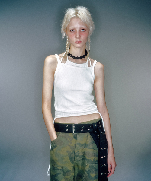 INES LAYERED SLEEVELESS TOP (3COLOR)