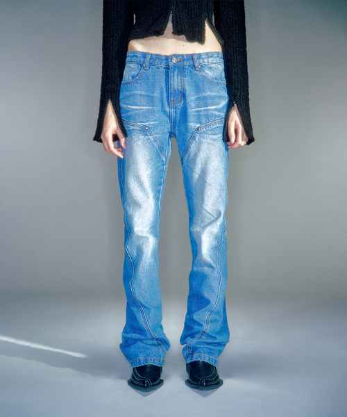 BELIN BOOTS-CUT DENIM (2COLOR)
