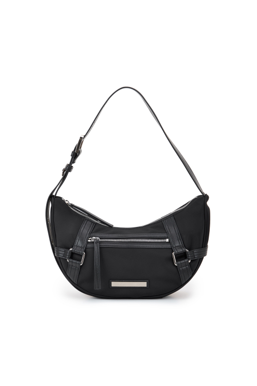 バッグ Matin Kim FABRIC ARC HOBO BAG MUSINSA公式 | MATIN KIM FABRIC ARC HOBO BAG IN BLACK