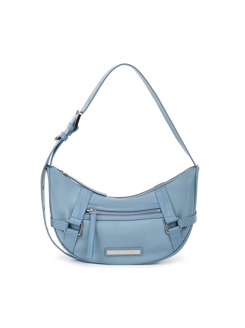 MUSINSA公式 | MATIN KIM FABRIC ARC HOBO BAG IN LIGHT GREY