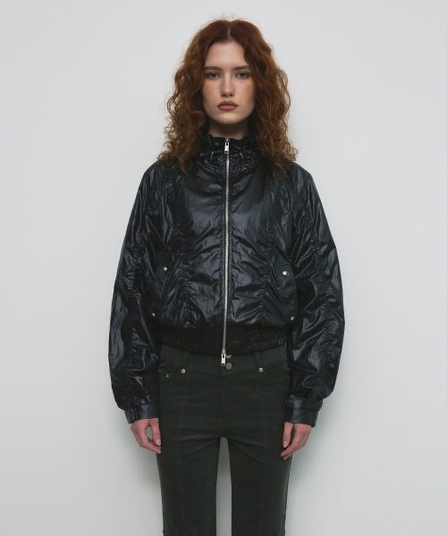 NYLON TWO WAY JUMPER_чёрный
