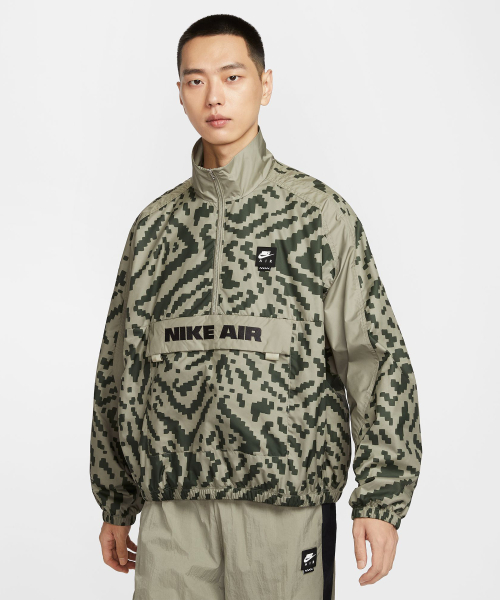 Nike Air Мужской джемпер на полмолнии — Light Army / HV0879-320