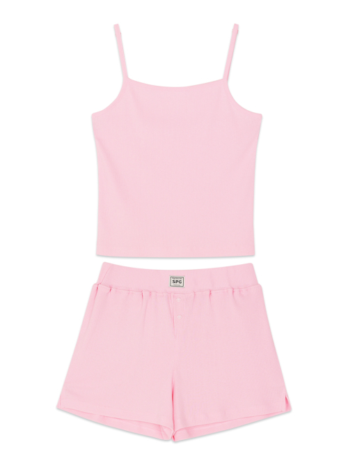 Strawberry cheeks cami short set