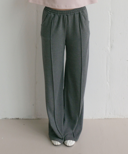 D. BASIC INFINITE PINTUCK PANTS - 3 COLOR