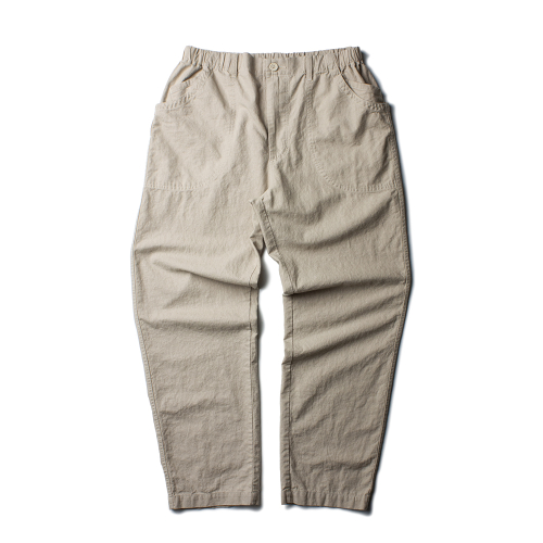 COTTON LINEN DOMINGO PANTS [WASHED BEIGE]