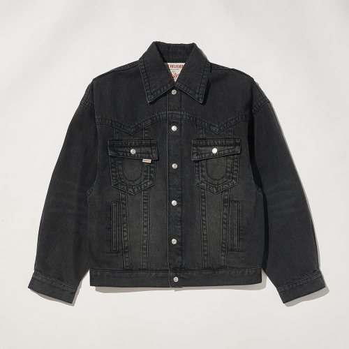 DENIM FIELD TRUCKER JACKET чёрный