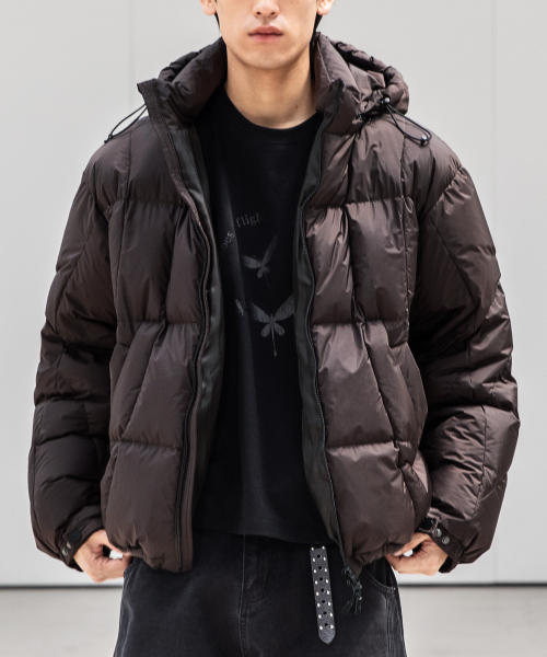 Пуховик Glide Line (Dark Brown)