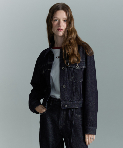 slim fit джинсовый куртка INDIGO