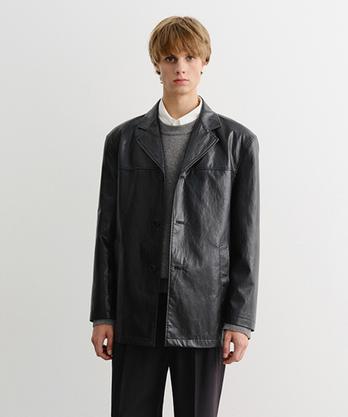 MUSINSA公式 | DUNST FOR MEN ALTER-LEATHER HALF