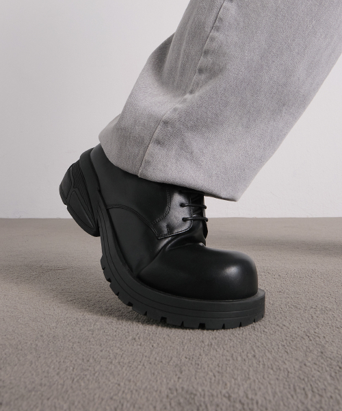 식스핏 [+5.5cm] GRAVITY DERBY (BLACK)