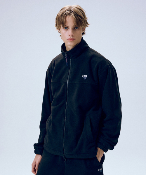 FLEECE FULL ZIP JACKET [BLACK]
