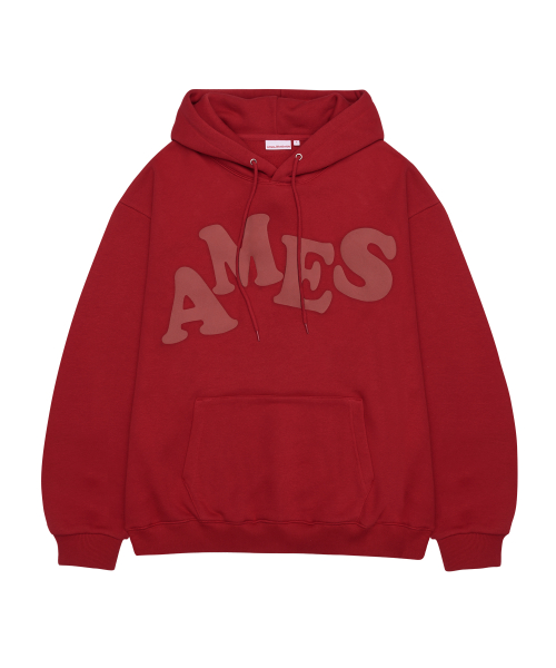 BIG TYPO HOODIE RED