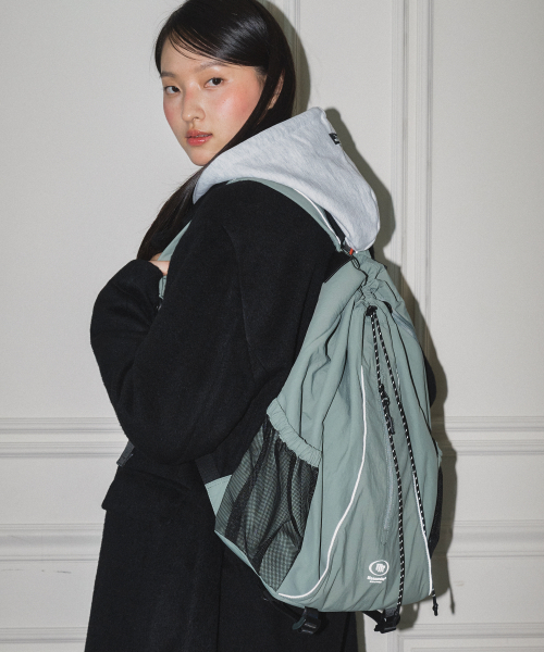 마스마룰즈() Cover draw backpack_Moss green 상품 이미지