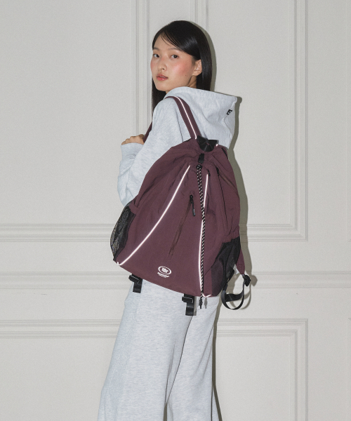 마스마룰즈() Cover draw backpack_Dark plum 상품 이미지