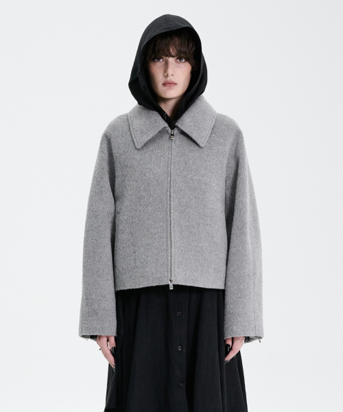 Traum Short Zip-up [ Gray ]