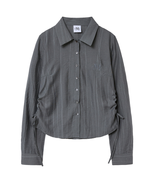 td strap shirt (dark grey)