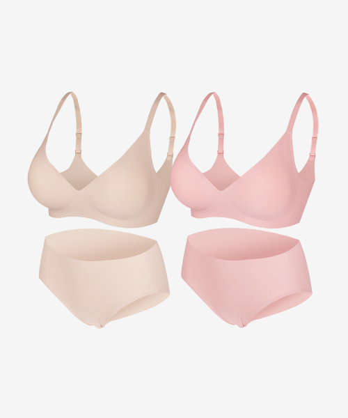 [2PACK] 3cm Jelly volume bra panty set