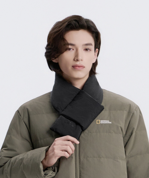 N253AMS510 패디드 머플러 BLACK